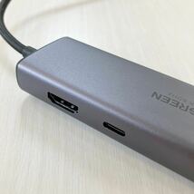 UGREEN USB Cハブ 【7-IN-1】 USB3.0 4K@60Hz HDMI出力 100W PD急速充電 ギガビットイーサネット LAN ポート SD/MicroSDカードリーダー_画像3