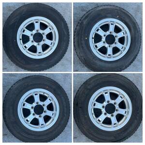 ★★【注目】200系トヨタハイエース/レジアスエース　１５インチホイール　DUNLOP2本+GOODYEAR2本　195/80R15　タイヤ４本セット★★