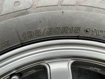 ★★【注目】200系トヨタハイエース/レジアスエース　１５インチホイール　BRIDGESTONE 195/80R15　スタッドレスタイヤ　４本セット★★_画像5