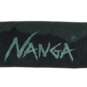 新品 未使用 ナンガロゴフェイスタオル FOREST×BLK NANGA LOGO FACE TOWEL 1の画像2