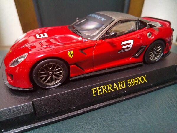 最終値下げしました!アシェット　FERRARI 599 XX1/43ミニカー!