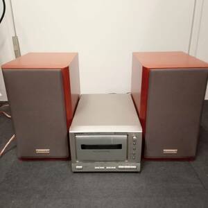 C-T228T【1円スタート】ONKYO K-185 カセットデッキ オートリバース D-SX9A スピーカー オーディオ機器 システムコンポ 