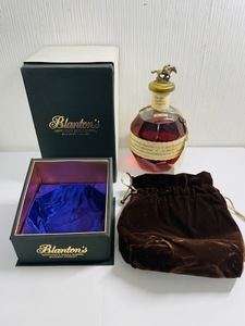 C-67122M　【未開栓】　Blantons（ブラントン）シングルバレル 1991 46.5％ 750ml　宝酒造株式会社　グレーン・モルト　箱・保存袋付