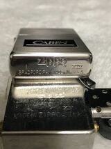 ZIPPO ジッポー オイルライター CABIN キャビン　1998年製 未使用品　非売品　タバコ　煙草　たばこ_画像5