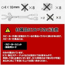 カースピーカー 10cm 180W TS-A1047S 上級モデル 自動車用スピーカー オーディオ_画像2