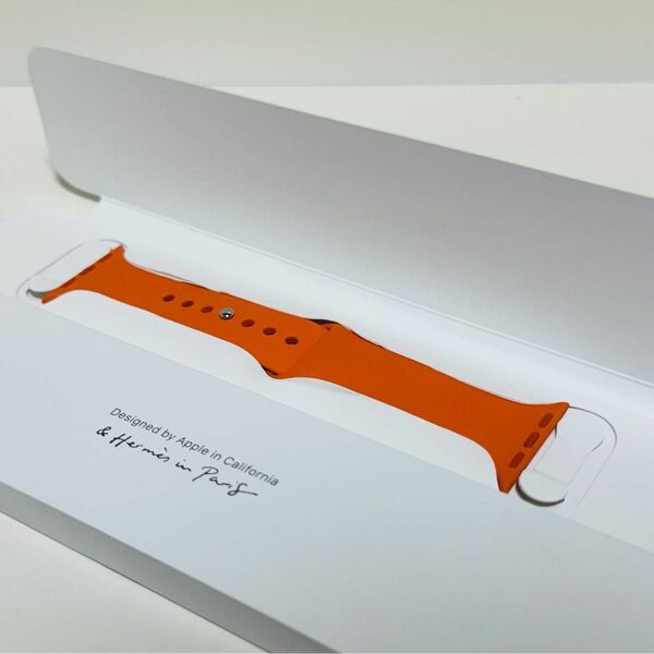 Apple Watch HERMES ラバーバンド　41mm オレンジ　アップル