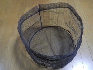 魚タモの張替え用網　直径36センチの網のみ　網は機械編みで高級な手すきではありません。
