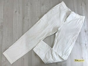 無印良品 良品計画 レディース バックゴム ストレッチ チノパンツ S 白