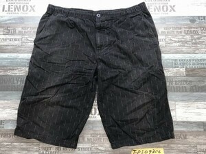 T&C SURF Designs タウン&カントリー メンズ ストライプ イージーハーフパンツ 大きいサイズ XL 黒