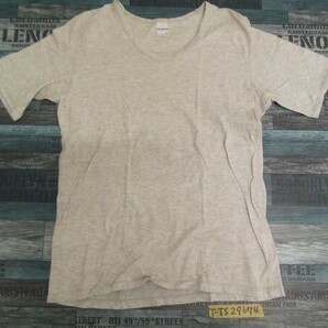 NONNATIVE ノンネイティブ メンズ Vネック 半袖Tシャツ 1 杢グレーの画像1