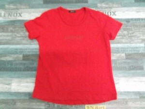 COMME CA ISM コムサイズ レディース 半袖Tシャツ 大きいサイズ XL 赤