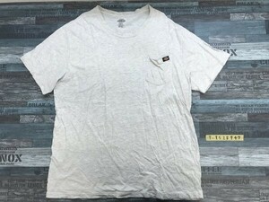 Dickies ディッキーズ メンズ 胸ポケット付き 半袖Tシャツ 2XT 杢グレー