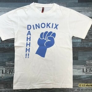 inokix アントニオ猪木 メンズ DAHHH！ 半袖Tシャツ S 白水色の画像1