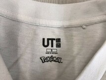 UT UNIQLO ユニクロ × Pokemon ポケモン レディース ピカチュウ プリント 半袖Tシャツ S 白黒黄色_画像2