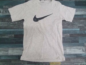 NIKE ナイキ メンズ ビッグロゴプリント 半袖Tシャツ M 杢グレー