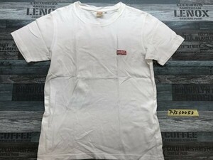 GU ジーユー × MARVEL COMICS マーベル メンズ キャプテン・アメリカバックプリント 半袖Tシャツ S 白