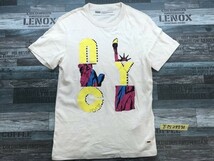 LEVI'S リーバイス メンズ NYCプリント 半袖Tシャツ S ライトベージュ_画像1