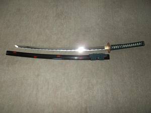居合刀 全長105cm 重さ1316g 鉄鍔 柄/鮫皮 模造刀 日本刀