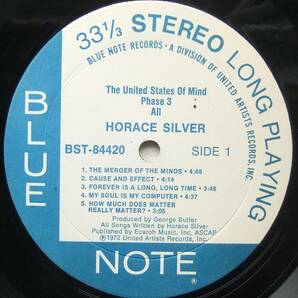 ◆ HORACE SILVER / The United States of Mind / Phase 3 ◆ Blue Note BST-84420 ◆の画像5