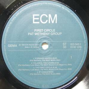 ◆ PAT METHENY Group / First Circle ◆ ECM 1278 (West Germany) ◆の画像3