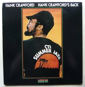 ◆ HANK CRAWFORD 's Back ◆ KUDU KU-33 (VAN GELDER) ◆