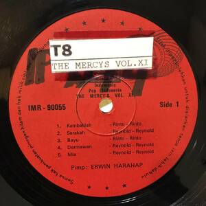 LP Indonesia「 The Mercy's 」Tropical Funky Synth Psych Garage Rock Pop 70's プロモ盤 インドネシア