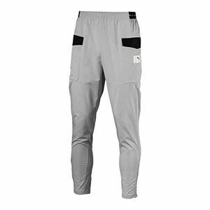 【KCM】Z-puma-350-XL★展示品★【PUMA/プーマ】メンズ FTBLNXT カジュアル パンツ サッカー/フットサル　656228-02　Lグレー　サイズ XL