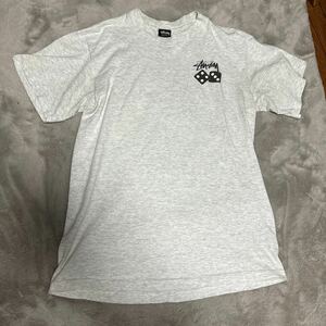 90s Old Stussy 黒タグ　ステューシー　アメリカ製　ダイスグラフィック　半袖Tシャツ 