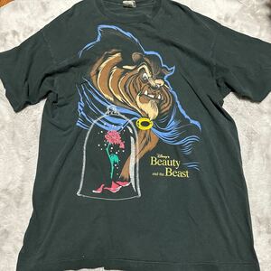 激レア　美女と野獣 Beauty and the Beast 90年代　ビンテージ　Tシャツ 