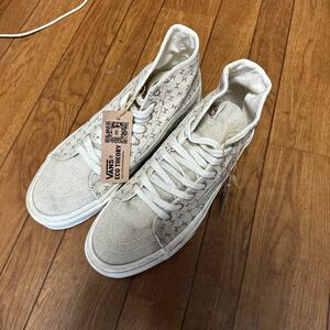 Vans ヴァンズ　US9 ハイカット　SK8-HI TAPERED スケートハイテーパード VN0A5KRUBRO ECO CHK BROWN