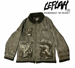 WANIMA【leflah】シンセティックレザージャケット