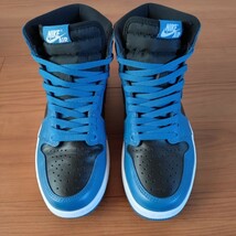 【美品】NIKE Air Jordan1 Retro High OG『Dark Marina Blue』555088-404 / ナイキ エアジョーダン1 レトロ ダークマリーナブルー / 27.5cm_画像2