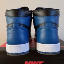 【美品】NIKE Air Jordan1 Retro High OG『Dark Marina Blue』555088-404 / ナイキ エアジョーダン1 レトロ ダークマリーナブルー / 27.5cm_画像3