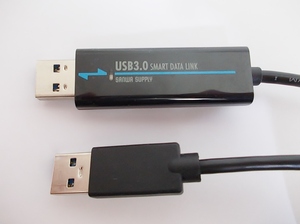 ☆　サンワサプライ　リンクケーブル　USB3.0 SMART DATA LINK 　ドラッグ＆ドロップ対応