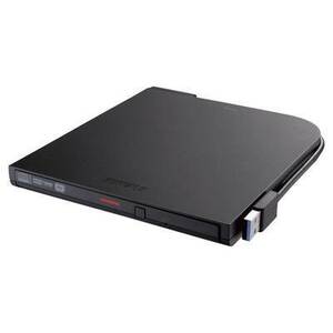 BUFFALO ポータブルDVDドライブ DVD-RW USB 3.1 (Gen1)/3.0/2.0 DVSM-PTV8U3-BK/N 未使用・未開封 送料無料！