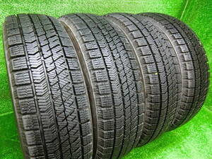 【送料無料】★ バリ　8.5分山 ★ 155/65R14 ★ BS BLIZZAK VRX2 ★19年製★4本set★P224