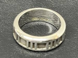 Tiffany & Co. Atlas open wide ring アトラス リング SV 925 シルバー ユニセックス 1２号 ティファニー 服飾小物 B3135◆18411j管理番号