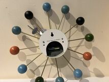 00844　Vitra / ヴィトラ　Ball Clock ボールクロック　時計　掛け時計　クォーツ式　George Nelson / ジョージ・ネルソン　展示品_画像4