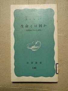 生命とは何か―物理学者のみた生細胞 (1979年) (岩波新書) 図書館整理品