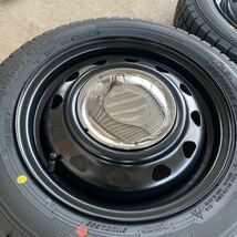 【ネオキャロ】新品スタッドレス◆グッドイヤーアイスナビ7◆155/65R14◆4本◆NBOXタントワゴンRスペーシアギア ラパンウェイ クローム_画像3