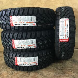 4本/本州法人宛32000円～ 新品 NANKANG ナンカン ホワイトレター 165/65R14 165/65-14 FT9 ゴツゴツ　軽トラ　軽バン　ハイゼット アクティ