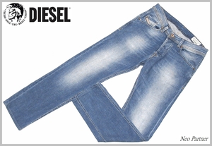 美品 DIESEL ディーゼル DARRON 0R8M1 スリムテーパード ストレッチ インディゴ デニムパンツ ジーンズ W28 正規品 メンズ