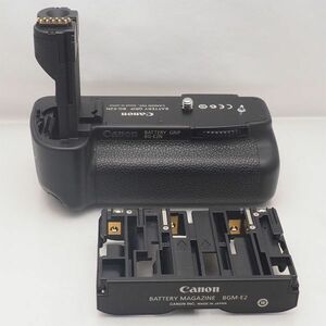 美品 Canon 純正 BG-E2N バッテリーグリップ 単三電池アダプター付き キャノン 管16846