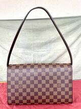 ★ ルイヴィトン ダミエエベヌ トライベッカ・ロン N51160 ワンハンドル セミショルダーバッグ LOUIS VUITTON _画像2