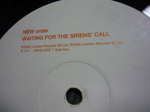 12インチ　　NEW ORDER / WAITING FOR THE SIRENS' CALL