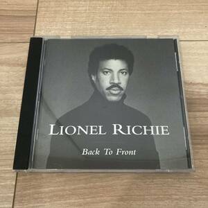 LIONEL RICHIE ライオネル・リッチー BACK TO FRONT CD 輸入盤 ベスト