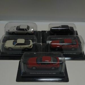 コナミ 1/64 Car of the 80’s EDITION RED・BLUE 【セリカ他 各種５台セット】