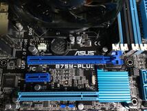 ASUS B75M-PLUS マザーボード バックパネル LGA1155 CPU + メモリ 付き_画像2