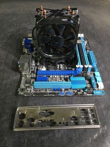 ASUS B75M-PLUS マザーボード バックパネル LGA1155 CPU + メモリ 付き