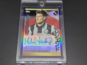 【Topps Jリーグ フラッグシップ】ミカエル ラウドルップ(神戸)　10枚限定直筆サインカード　04/10　レジェンド　ブラックパラレル